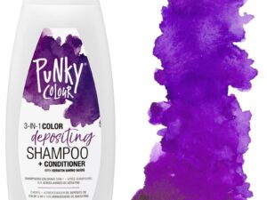 Punky Colour 3-in-1 Color Depositing Shampoo + Conditioner, Purpledacious, 250ml