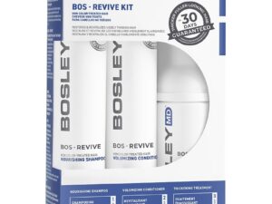 Bosley Revive for Non-Coloured Visibly Thinning Hair Starter Pack, 3 Pieces