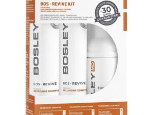 Bosley Revive for Coloured Visibly Thinning Hair Starter Pack, 3 Pieces