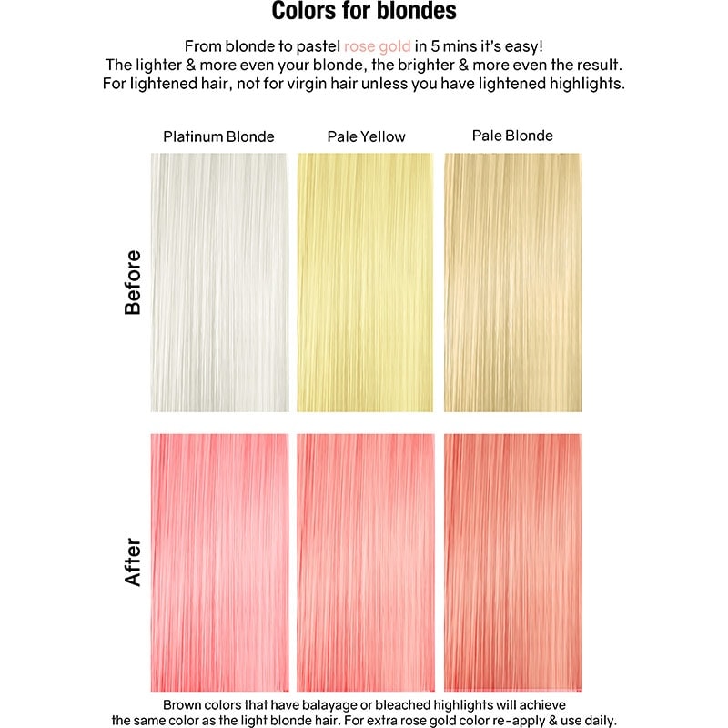 Celeb Luxury Viral Extreme Colorwash, Rose Gold, 244ml - Image 5