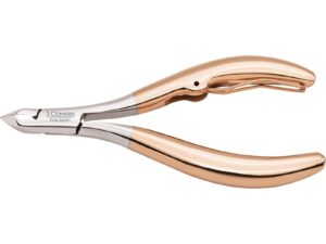 3Claveles 24K Gold Coated Cuticle Nipper, 10cm