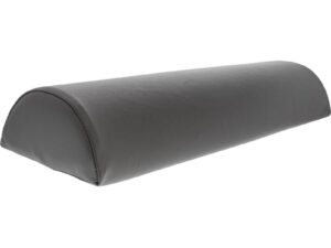 Bolster Cushion, Semi-Round, Medium, Grey, 15 x 7.5 x 66cm