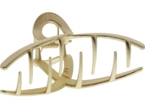 Hair Claw Clip Metallic, Gold, 7.5cm