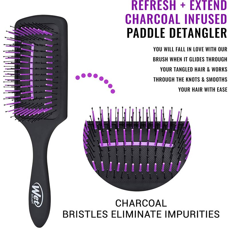 WetBrush Purifying Charcoal Paddle Brush - Image 5