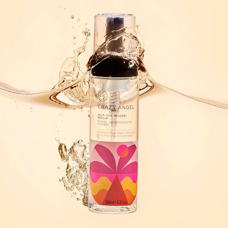 Crazy Angel Clear Self-Tan Mousse: Medium, 200ml - Image 6
