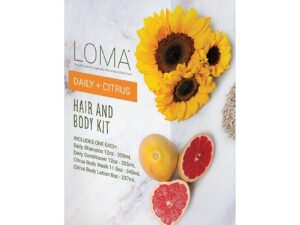 LOMA Daily + Citrus Hair & Body Kit, 4 Pieces