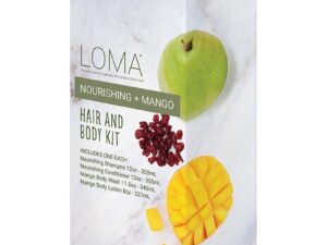 LOMA Nourishing + Mango Hair & Body Kit, 4 Pieces