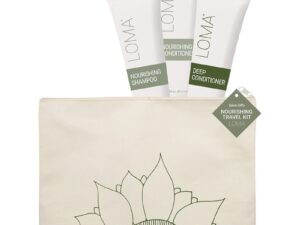 LOMA Nourishing Trio Travel Kit with Cosmetic Bag