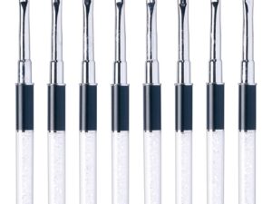 Sina Nail Art Assorted Brush Kit, 8 Pieces