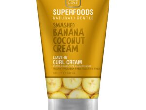 Be Care Love SuperFoods Natural & Gentle Smashed Banana Coconut Cream Leave-In Curl Cream, 147ml