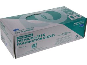 Gloves Latex Powder-Free, 100/Box