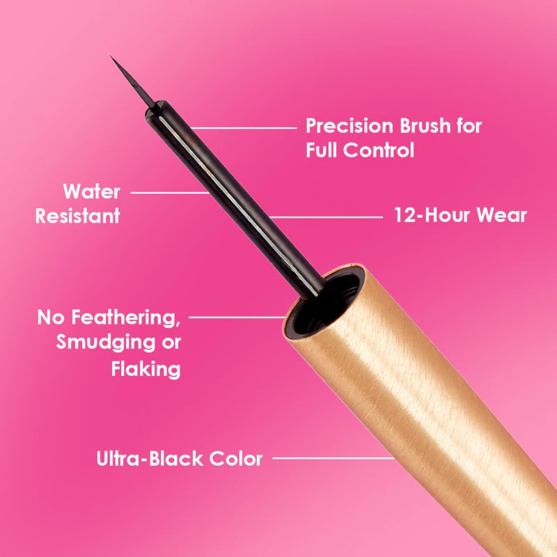 GrandeLINER Liquid Eyeliner with Lash Enhancing Serum, 1.5ml - Image 3