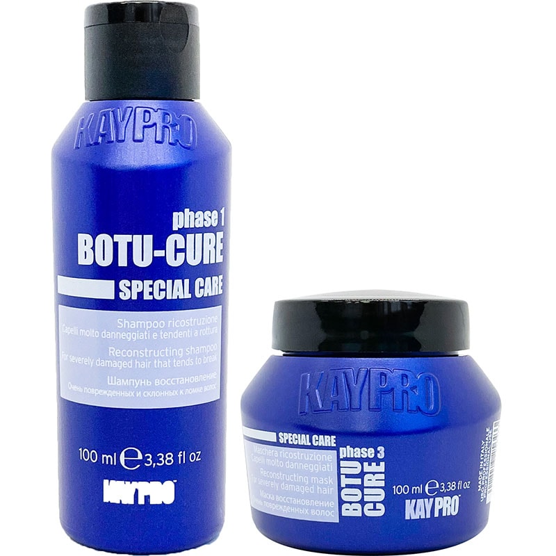 KAYPRO Botu-Cure Travel Size Shampoo & Mask for Damaged Hair Kit