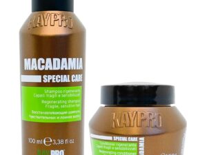 KAYPRO Macadamia Travel Size Shampoo & Conditioner for Fragile/Sensitive Hair Kit