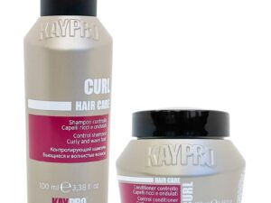 KAYPRO Curl Travel Size Shampoo & Conditioner for Wavy/Curly Hair Kit