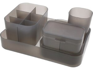 Cosmetics Organiser Storage Box with 5 Piece Sections