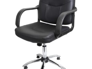 Chair Styling Club, Black PU Upholstery, with Gas-Lift