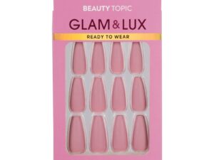 Beauty Topic Glam & Lux Medium Coffin Pink Nail Set, 24/Pack