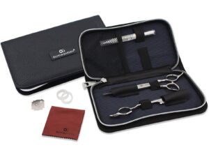 Olivia Garden FineCutPRO Offset Scissor with Case & Sleek Razor