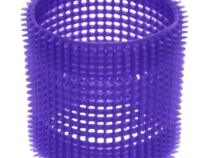 Setting Hair Curlers with Pins – 64mm, Violet, 2/Pack