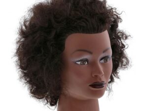Mannequin Head with Ethnic Hair
