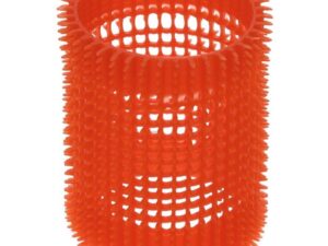 Setting Hair Curlers with Pins – 54mm, Orange, 4/Pack