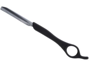 Feather Styling Type Razor, Black Handle with Guard