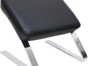 Foot Rest Toronto FT21, Chrome & Black
