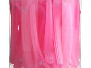 Sectioning Clips Tub, Pink Candy Colour, 10cm, 46/Tub