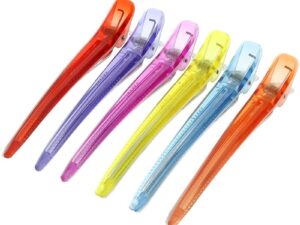 Sectioning Clips, Long with Teeth, Assorted Colours, 11.2cm, 6/Pack