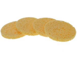 Cosmetic Cleansing Sponges, 4/Pack