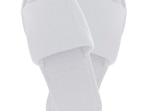 Disposable Slippers Terry Cotton, Pair, White