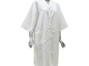 Kimono Gown White, Microfibre, Studs