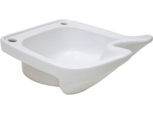 Basin Ceramic LZ01, Large Waste Hole, White