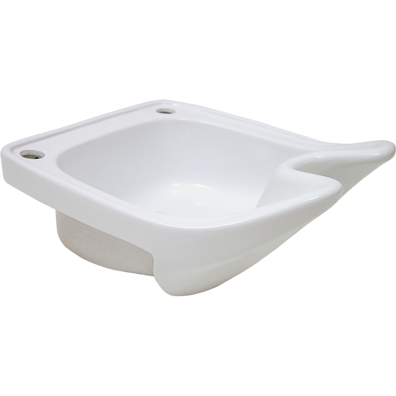 Basin Ceramic LZ01, Large Waste Hole, White