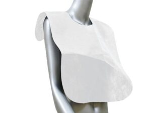 Disposable Make-Up Bibs White, 3/Pack