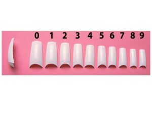 Sina French White Nail Tips, 50/Pack