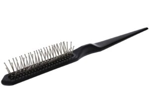 Teasing Brush with Metal Pins, Black