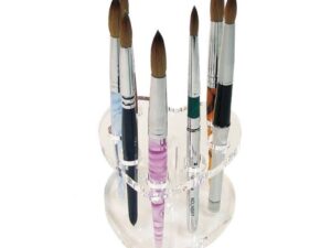 Nail Brush Holder for 7 Brushes, Empty