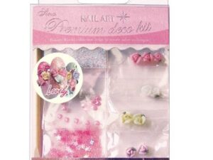 Nail Art Premium Decoration Kit, Lovely Beads & Flowers