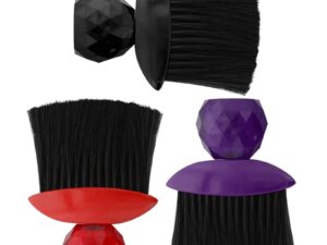 Neck Brush with Diamond Shape Handle, Assorted Colours