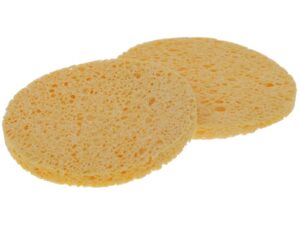 Cosmetic Cellulose Cleansing Sponges, 2/Pack
