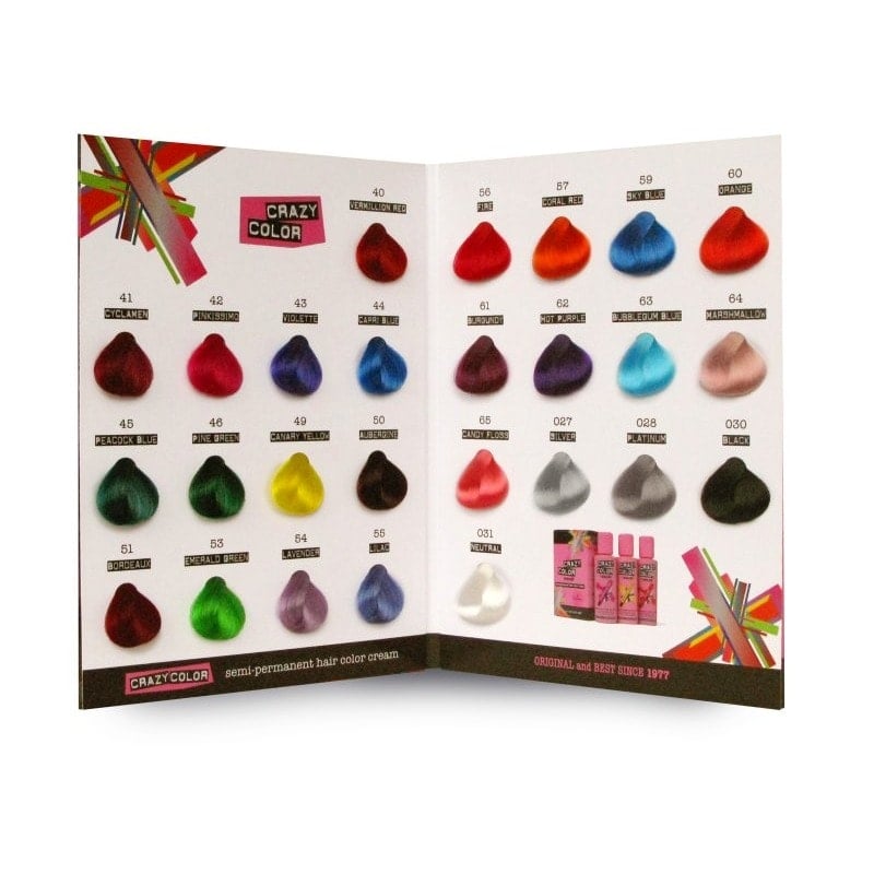 Crazy Color Chart Swatches, A4, 26 Shades