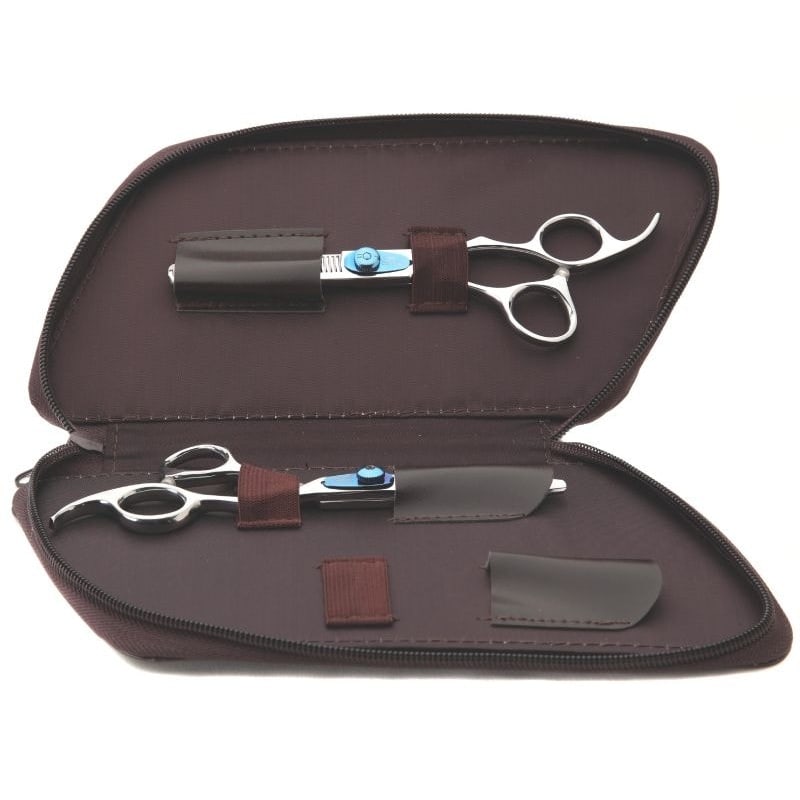 Olivia Garden Xtreme Offset Shear Collection: Scissor, Thinner & Case