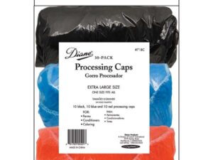 Diane Processing Caps Black, Blue & Red, 30/Bag