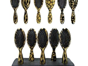 Hairware Safari Cushion Brush Set: 5 Brushes & Stand