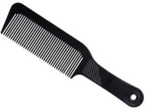 Diane Flat Top Comb, Black, 9.5 inch