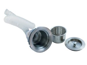 Waste with Removable Hair Basket & Waste Connector for LWH