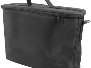 Beauty Carry Bag with Sleeves, Black, Empty