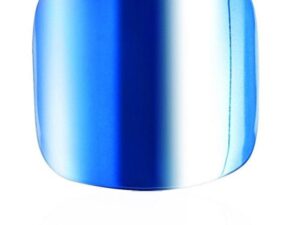 Dashing Diva Metallic Toenails, Blue Steel, 120/Box